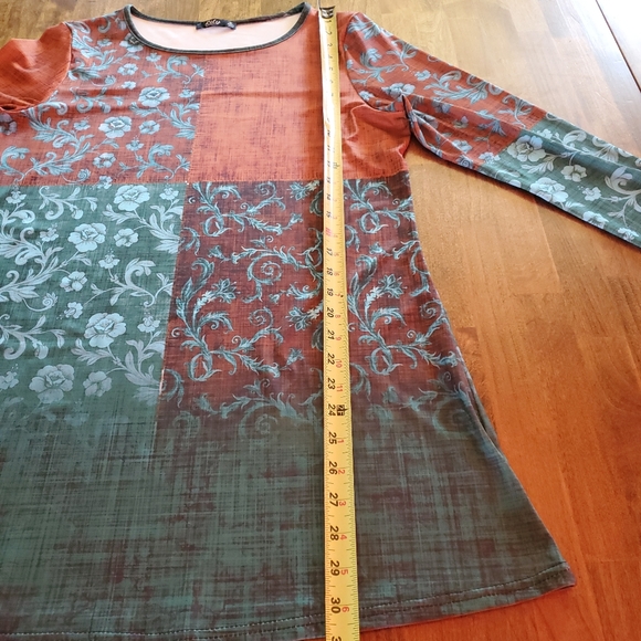 Lily Fall Boho Tunic Size Medium M - Picture 2 of 5
